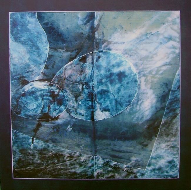 Peinture intitulée "Passage Fêlures" par Alex'Sandra, Œuvre d'art originale,