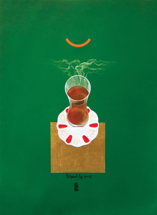 "Azerbaijani Happine…" başlıklı Tablo Alexander Ustinoff tarafından, Orijinal sanat, Akrilik
