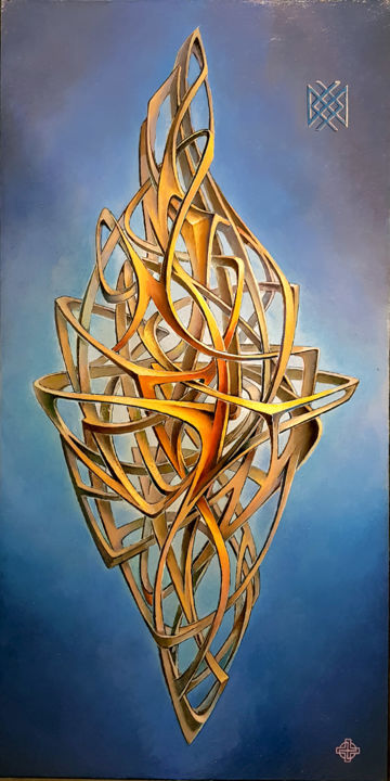 Pintura titulada "Transition" por Alexander Vlasov, Obra de arte original