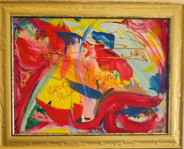 Картина под названием "Once" - Astratta Art™ Gallery, Подлинное произведение искусства, Акрил