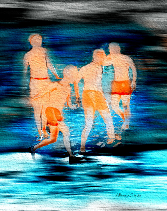 Arts numériques intitulée "Futbol" par Alfonso García, Œuvre d'art originale, Photographie numérique