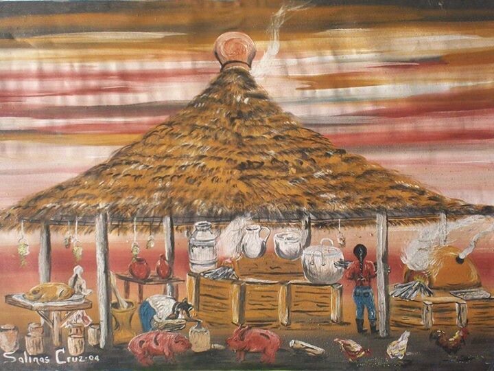Peinture intitulée "koyaima Indiana.jpg" par Alfonso Salinas Cruz, Œuvre d'art originale, Autre