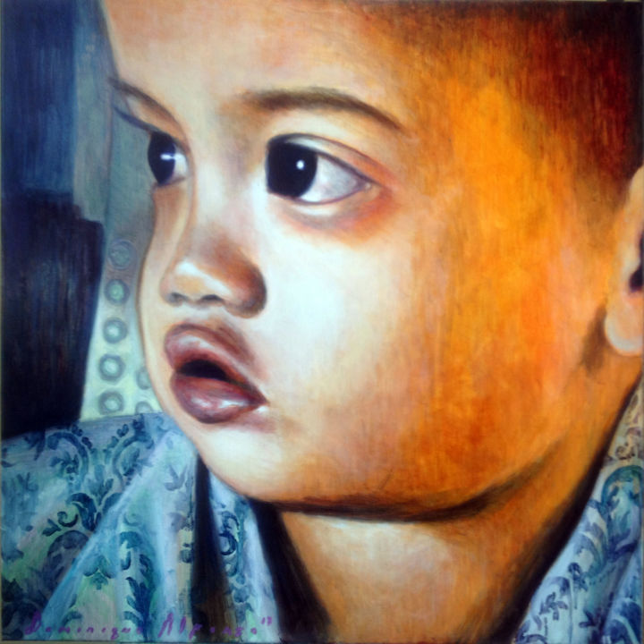 Painting titled "Untitled" by Dominique Alfonso, Original Art,