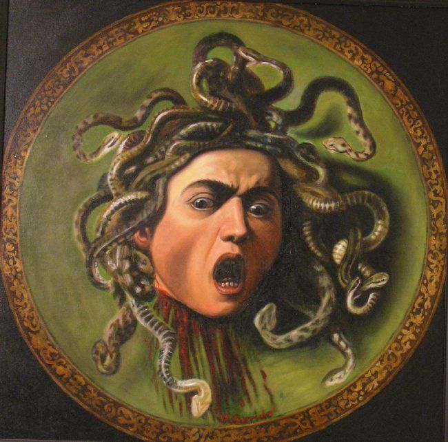 Картина под названием "Medusa" - Alfonso Garrido Balsells, Подлин...