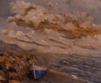 Painting titled "inrivaalmare.jpg" by Palma Alfonso, Original Artwork, Oil