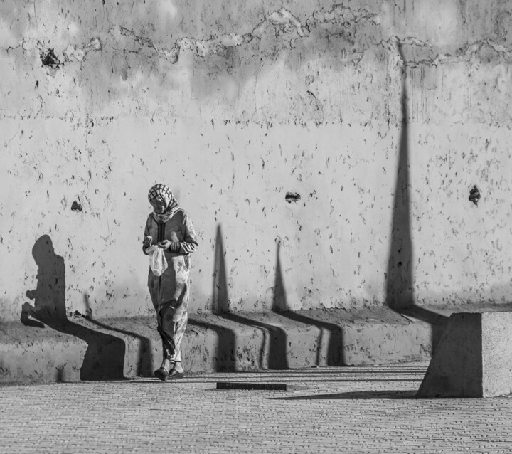 Фотография под названием "Morocco, shadows" - Alfredo Machado Zingg, Подлинное произведение искусства, Цифровая фотография