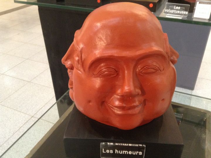 Sculpture titled "Lhumeur" by Alia Attieh, Original Artwork, Terra cotta