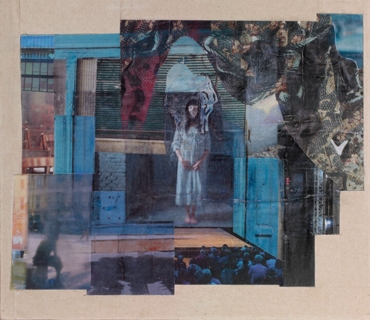 Collages titled "muralités 6" by Alice, Original Artwork, Collages