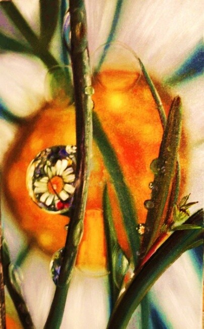 Картина под названием "REFLEXOS" - Alice Brandao, Подлинное произведение искусства