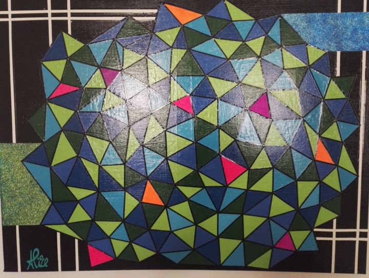 Peinture intitulée "1497449042860104820…" par Alice Leclerc, Œuvre d'art originale, Acrylique