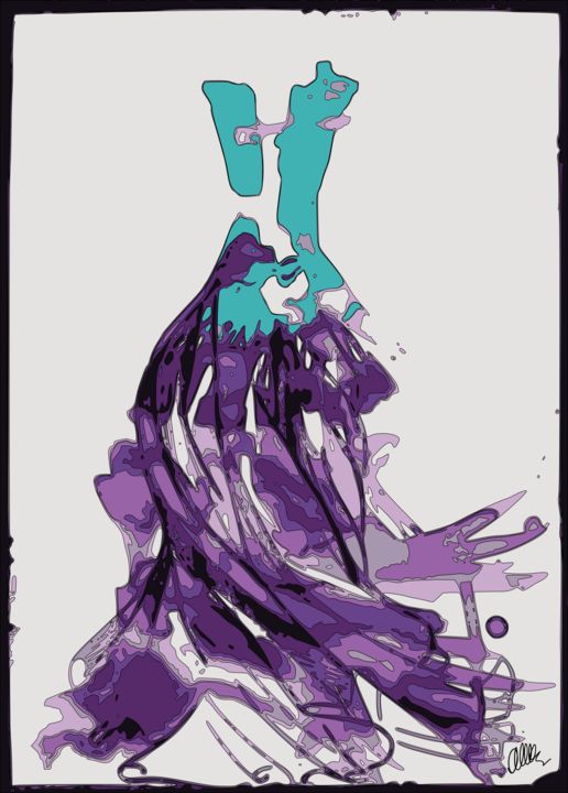 Digital Arts titled "MAROBE" by Alice Baldys, Original Art, Digital Painting