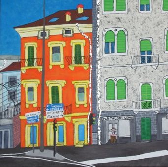 Painting titled "Il vecchio del nego…" by Alice Castellani, Original Artwork