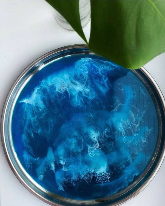 Design intitulée "Tray of sea" par Lisa Show, Œuvre d'art originale, Accessoires