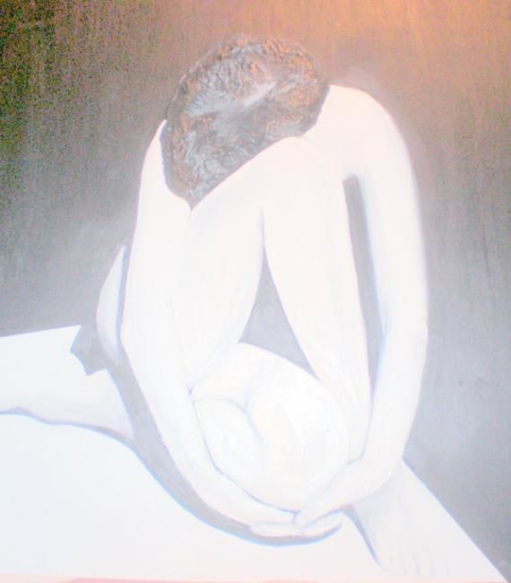 Peinture intitulée "Rêverie" par Alice Nin, Œuvre d'art originale
