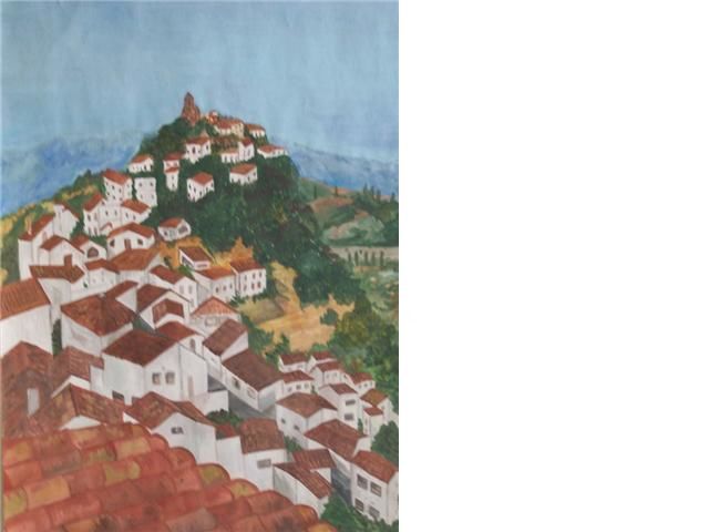 Malerei mit dem Titel ""Andalucía"" von Graciela Irene Avelleira, Original-Kunstwerk