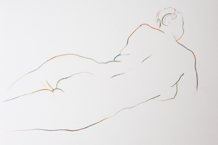 Dessin intitulée "sketch 16" par Alina Konyk, Œuvre d'art originale, Crayon