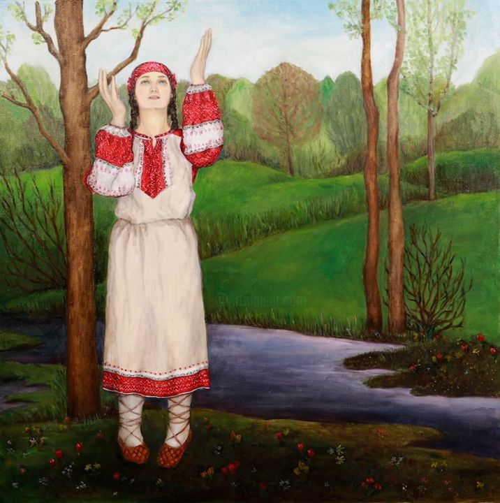 The Rite Of Spring, Painting by Alina Timofeeva Artmajeur