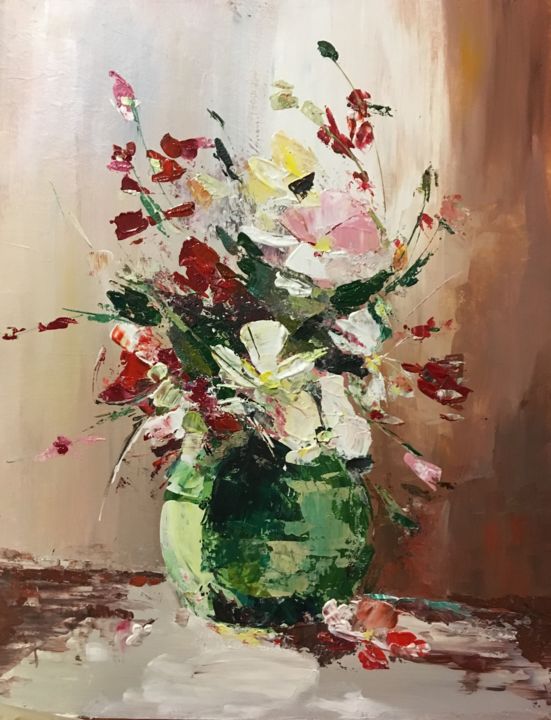 Painting titled "Bouquet" by Alona Chernenko, Original Artwork