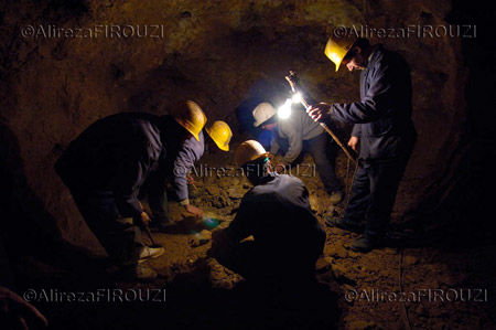 Fotografia intitolato "Mine de Turquoise" da Alireza Firouzi, Opera d'arte originale