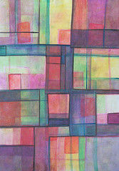 Pintura intitulada "Bright and Abstract" por Ally Melly, Obras de arte originais, Óleo