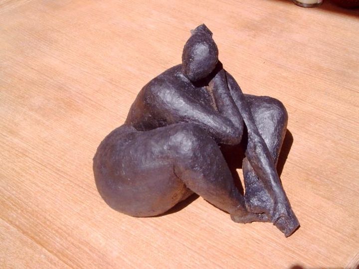 Sculpture intitulée "Kabyle" par Alix De Lassus, Œuvre d'art originale