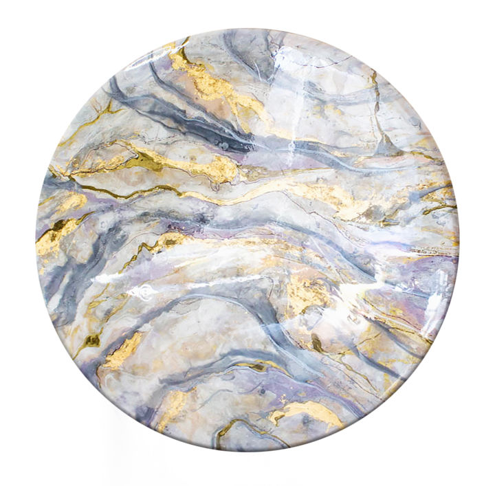 Картина под названием "Abstraction. Marble." - Alla Broska, Подлинное произведение искусства, Смола