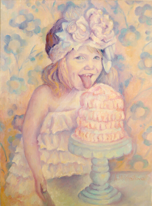 Joyeux Anniversaire Malerei Von Alla Mikhailova Artmajeur