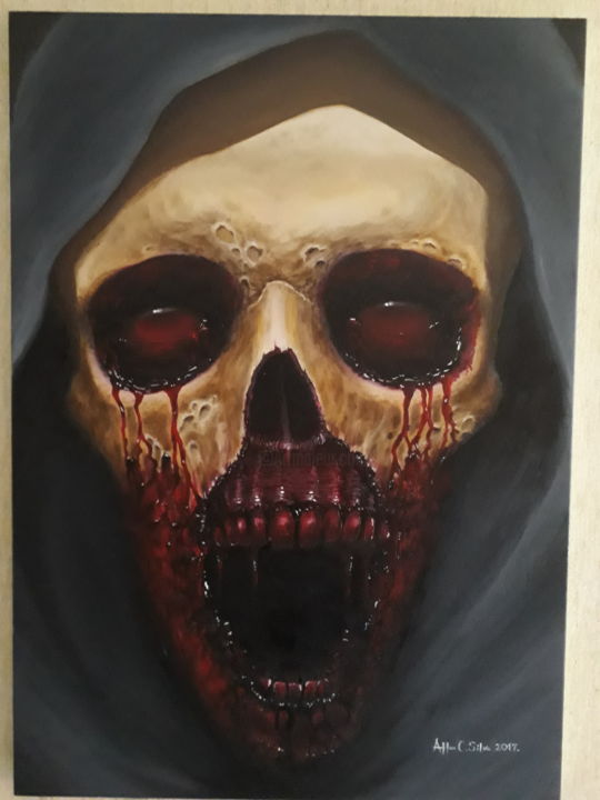 Painting titled "decomposition" by Allan Campos, Original Artwork, Other