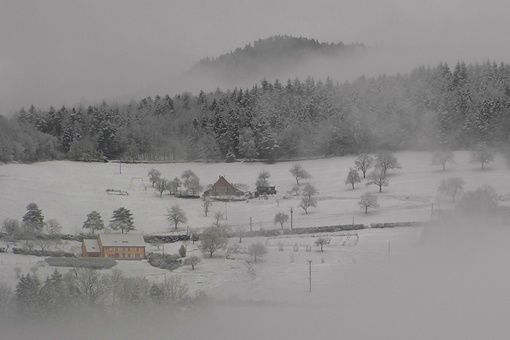 Photography titled "Lapoutroie sous la…" by Fred Allard, Original Artwork