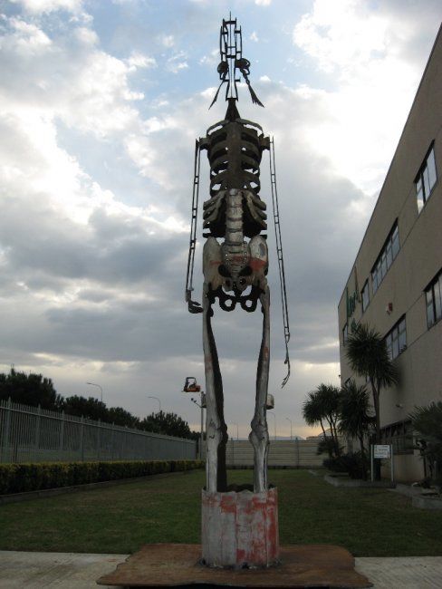 Sculpture titled "eutanasia" by Allera Cosimo, Original Art,