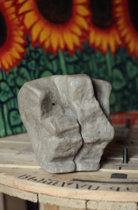 雕塑 标题为“Man” 由Allians, 原创艺术品, 粘土
