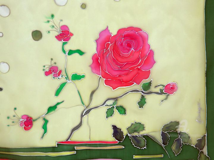 Artcraft titled "Rosas" by Almagro, Original Artwork
