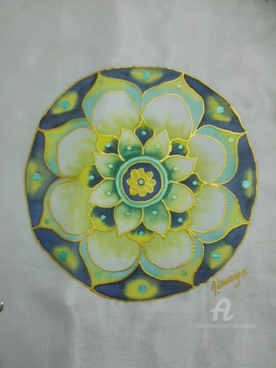 Artesanía titulada "Mandala-06" por Almagro, Obra de arte original