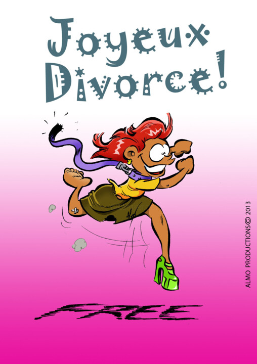 Drawing titled "divorcelaissecard-f…" by Almo The Best, Original Artwork