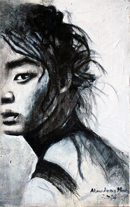 Pintura titulada "foto.jpg" por Almudena, Obra de arte original,