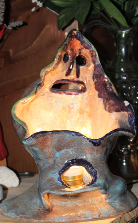 Sculpture titled "Intime" by Alochka, Original Artwork, Ceramics