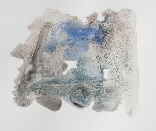 Peinture intitulée "eaux bleues" par Lambert Savigneux, Œuvre d'art originale,