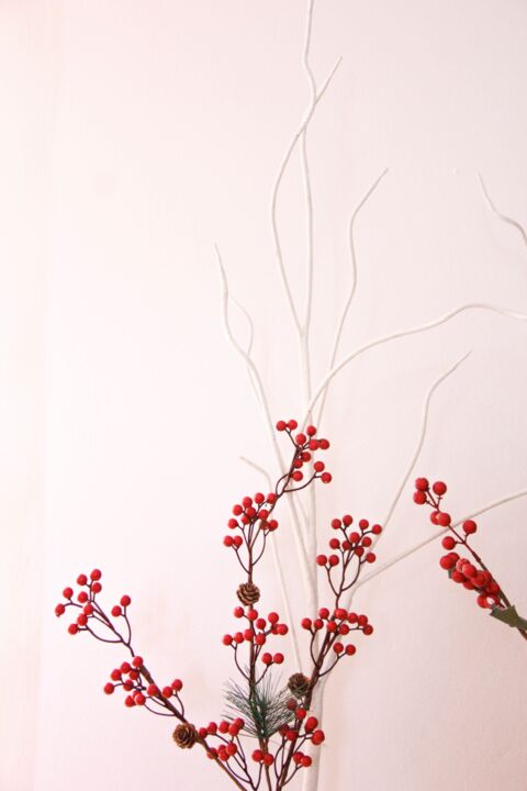 Photographie intitulée "red floral still li…" par Alpen Liebe, Œuvre d'art originale, Photographie numérique