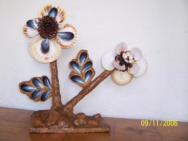 Sculpture titled "Fleurs jumelles" by Gianfranco Bacci, Original Artwork