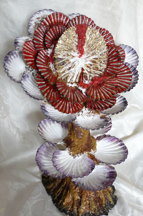 Sculpture intitulée "Regina Rossa" par Gianfranco Bacci, Œuvre d'art originale,