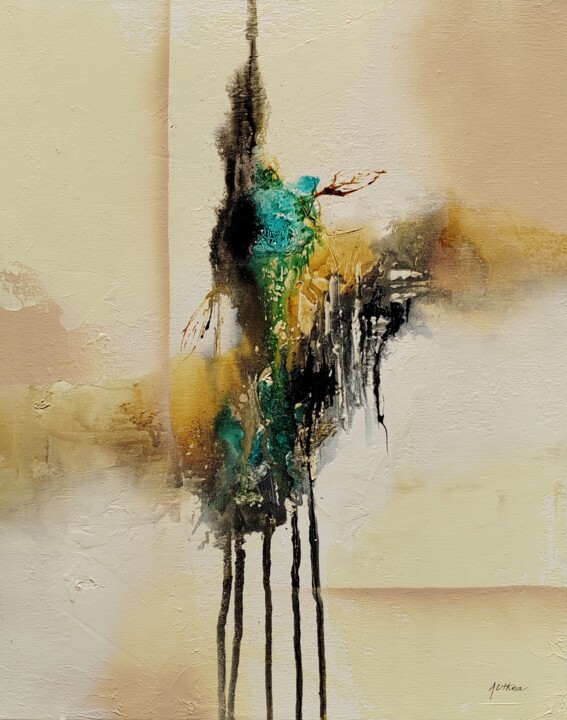 Картина под названием "DEC2022" - Althea, Подлинное произведение искусства, Акрил Установлен на Деревянная рама для носилок