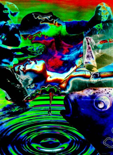 Painting titled "Dreamstate" by Pomshiva, Original Art,