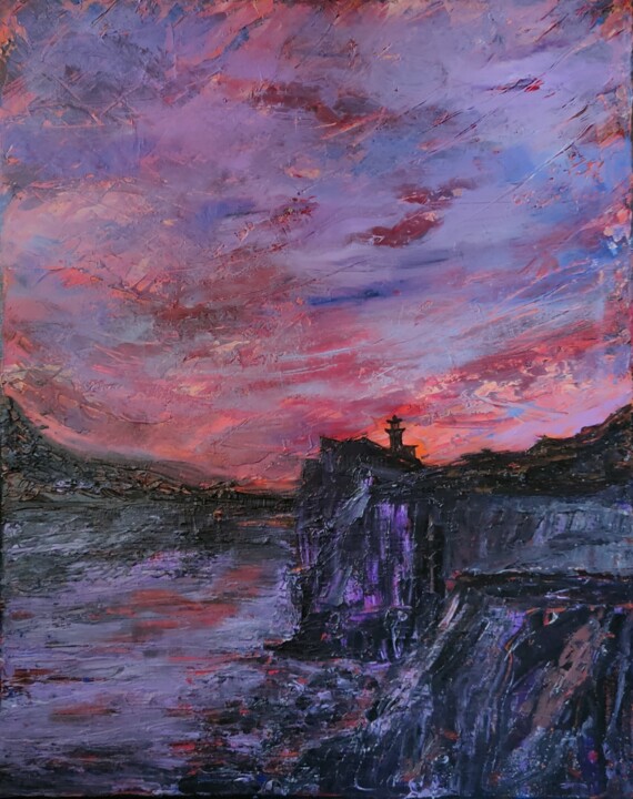 Pittura intitolato "Nature ardente" da Irina Avlasenko, Opera d'arte originale, Olio