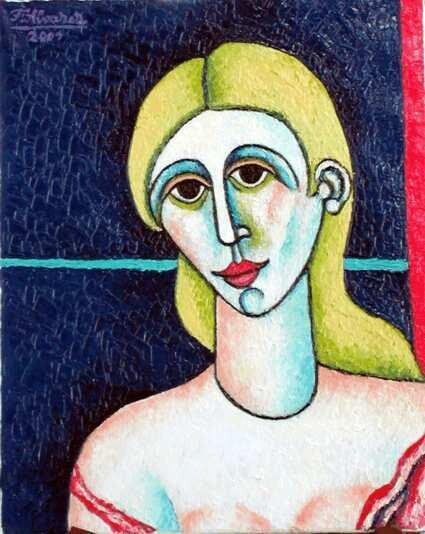 The Girl Next Door Painting By Fernando Alvarez Alonso