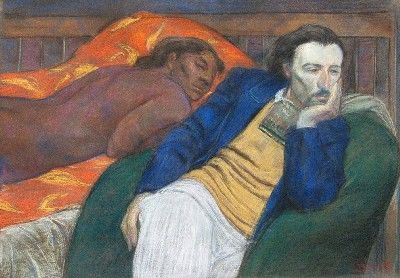 Schilderij getiteld "Teh' Amana duerme" door Alvaro Izurieta, Origineel Kunstwerk, Olie