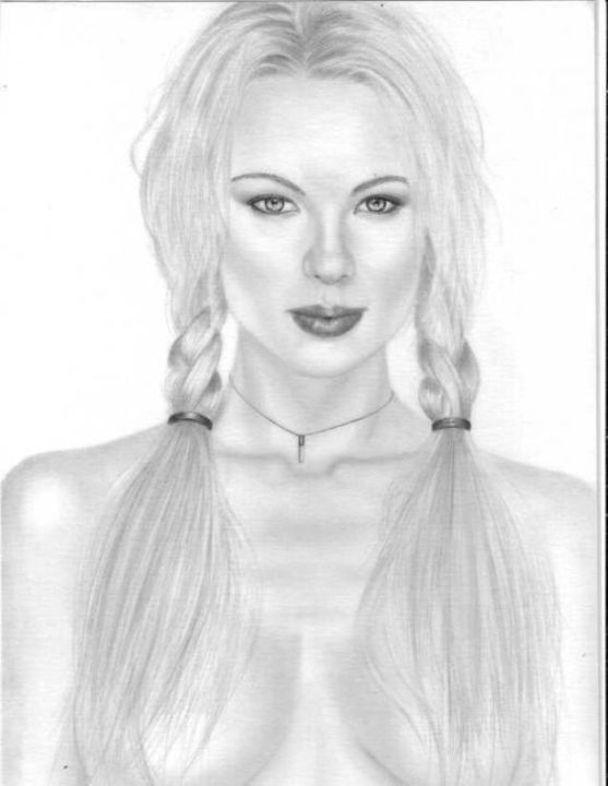 Drawing titled "Blond" by Martz, Original Artwork, Other