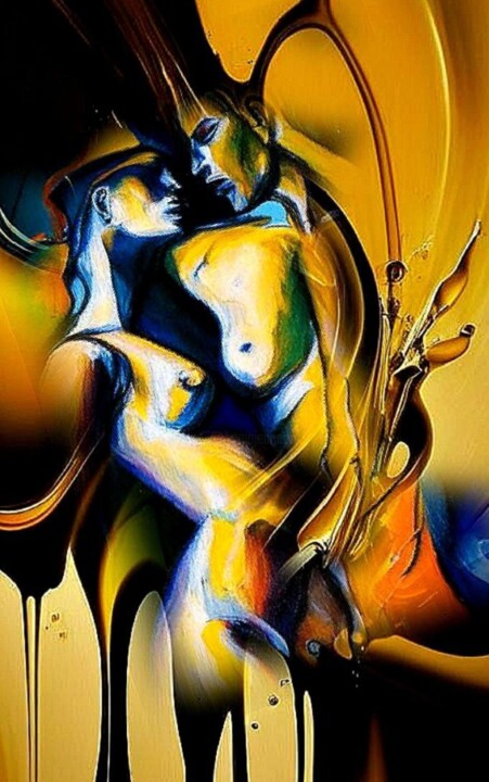 Цифровое искусство под названием "Erotica 40" - Alya Veresk, Подлинное произведение искусства, Цифровая живопись