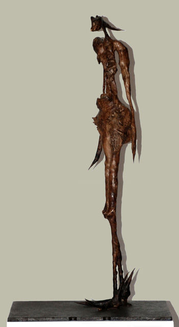 Sculpture titled "Phoenix" by Amador Vallina, Original Artwork, Mixed Media