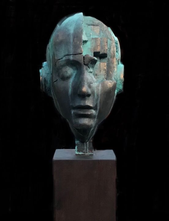 Sculpture titled "Soundtrack2" by Alexander Makarenko, Original Artwork, Bronze
