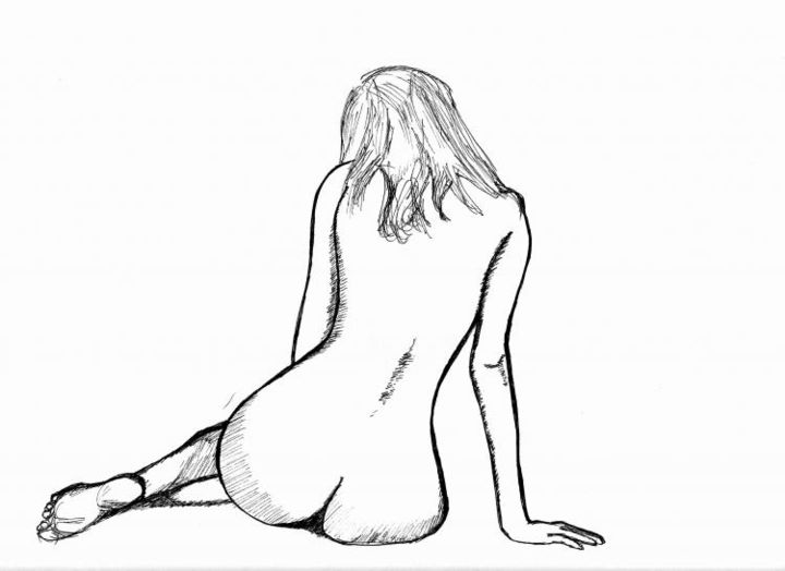 Drawing titled "Female forms and nu…" by Jonah Jones, Original Artwork
